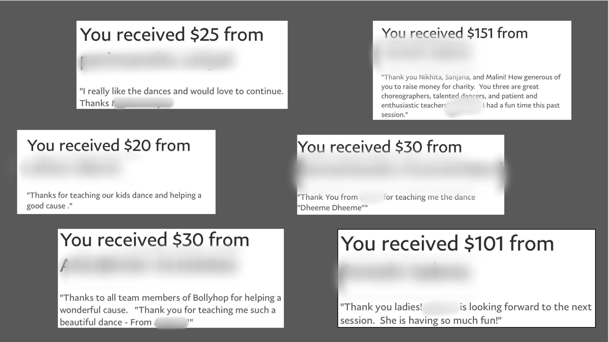 Donations